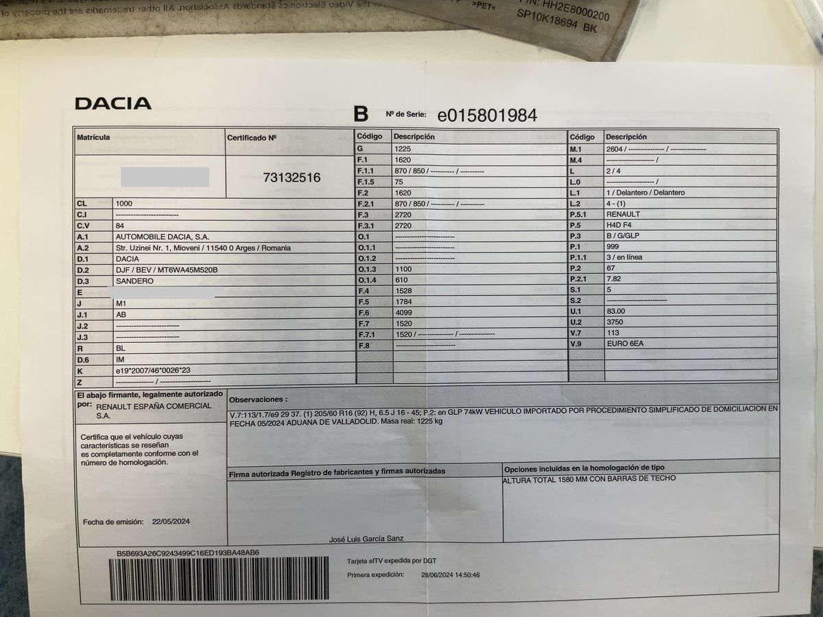 Dacia Sandero d'occasion