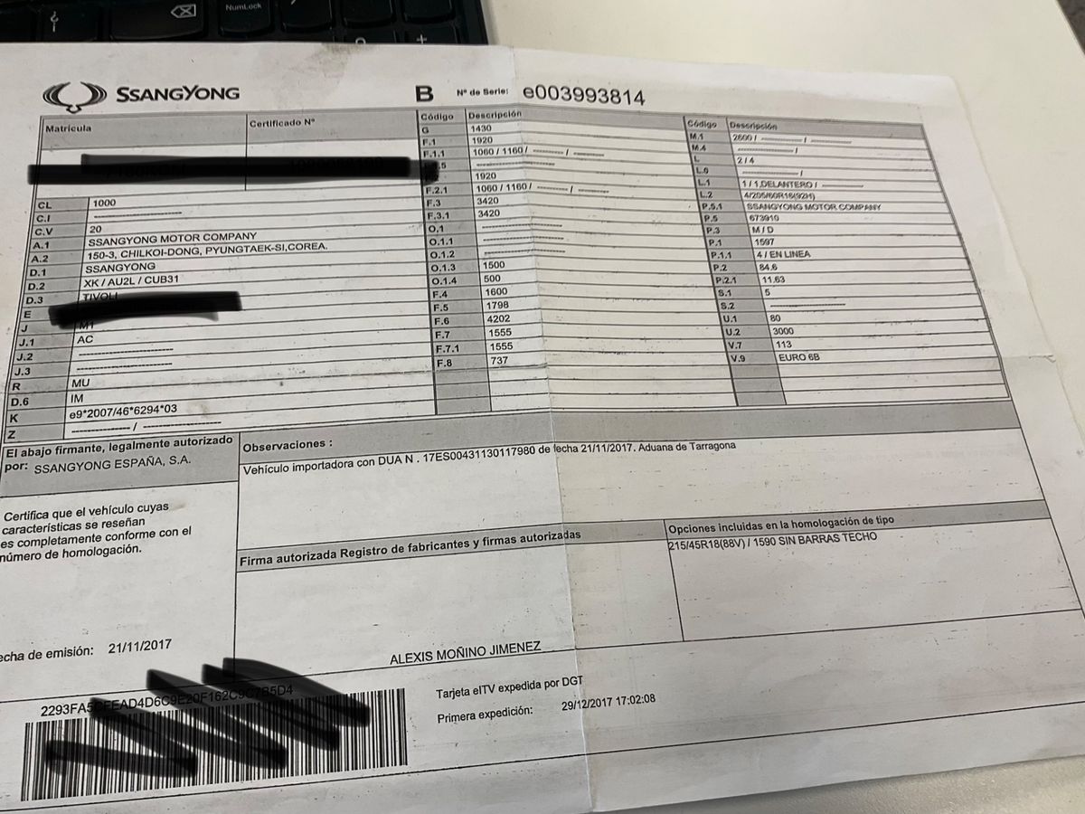 Ssangyong Tivoli d'occasion