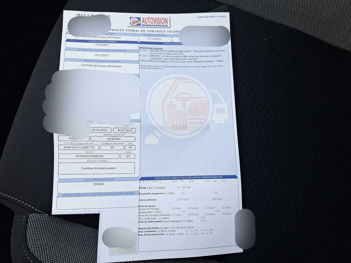 Nissan Qashqai d'occasion