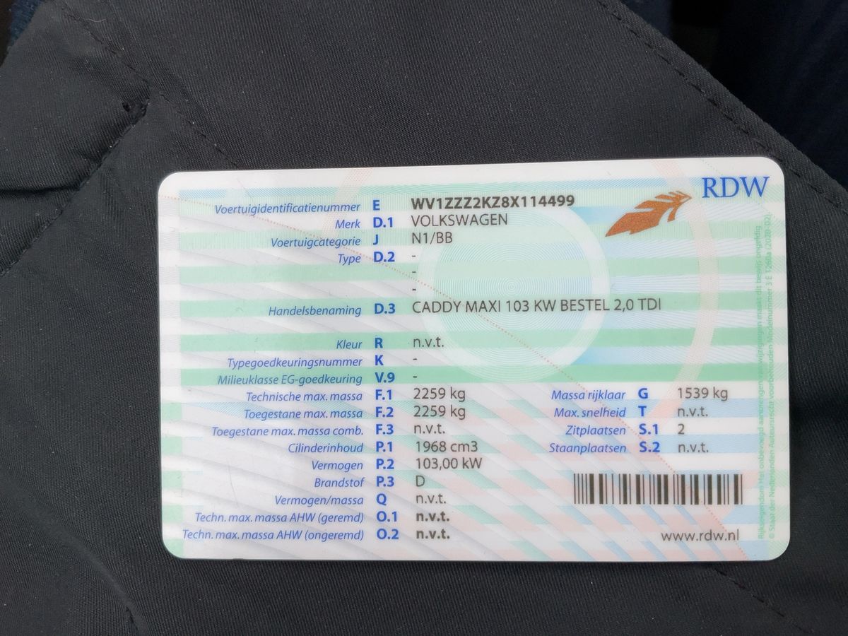 Volkswagen Caddy 2.0 TDI Maxi Kasten