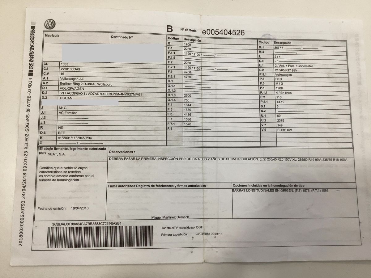 Volkswagen Tiguan d'occasion