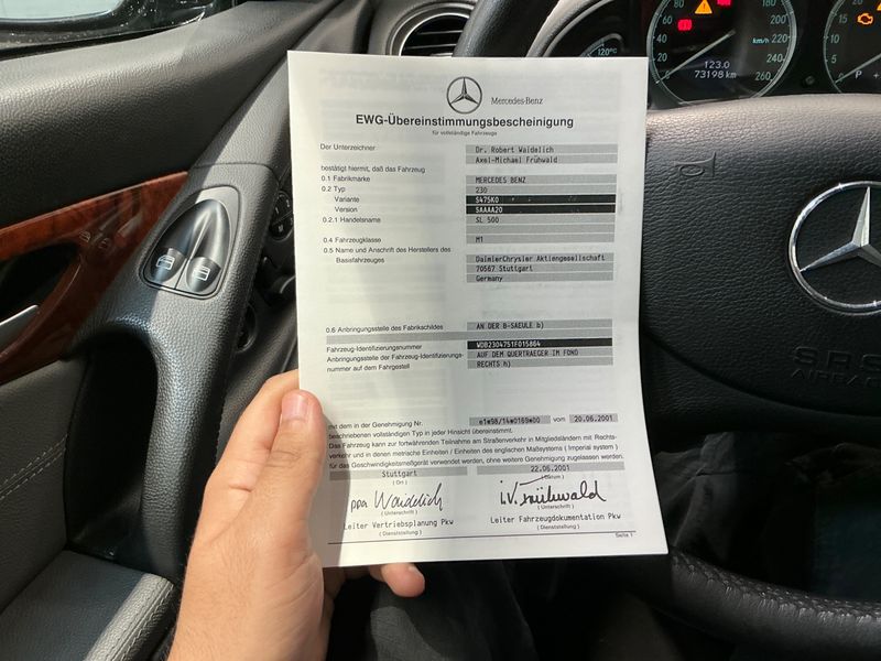 Mercedes-Benz SL-Klasse SL 500 — zdjęcie 16