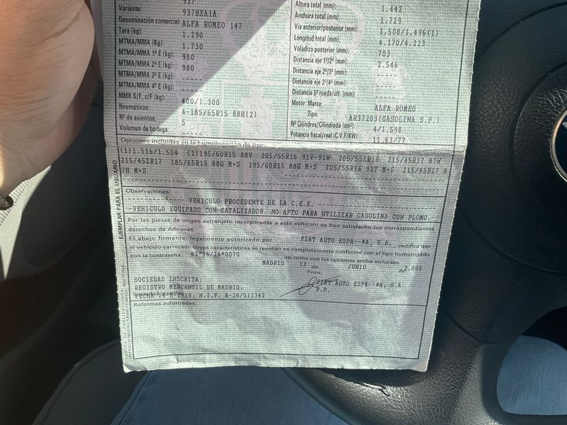 Alfa Romeo Alfa 147 1.6 TS ECO Progression — zdjęcie 6