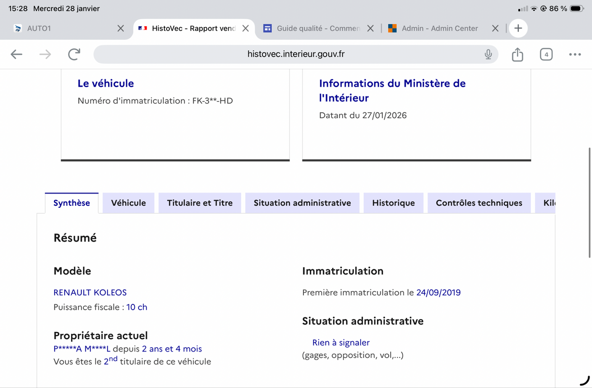 Renault Koleos d'occasion