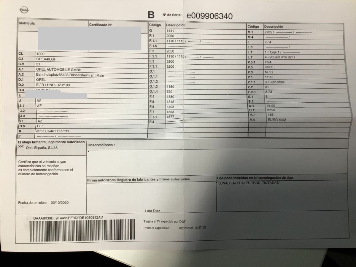 Opel Combo d'occasion