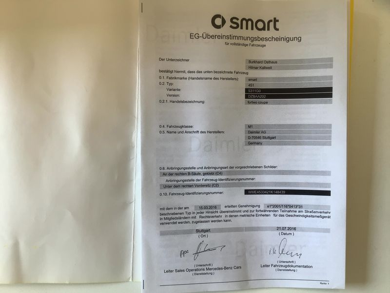 Smart fortwo 1.0 Basis passion 2016 – снимка 22