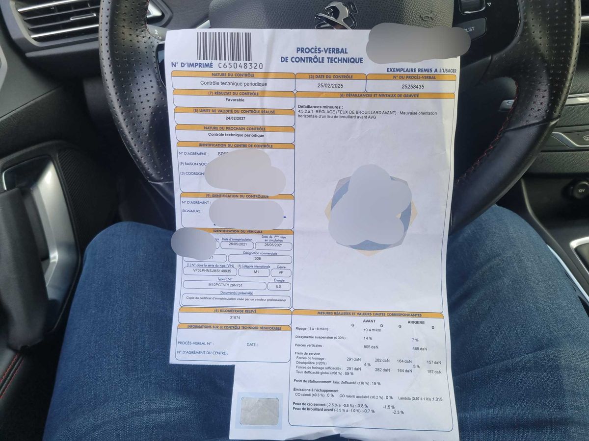 Peugeot 308 d'occasion