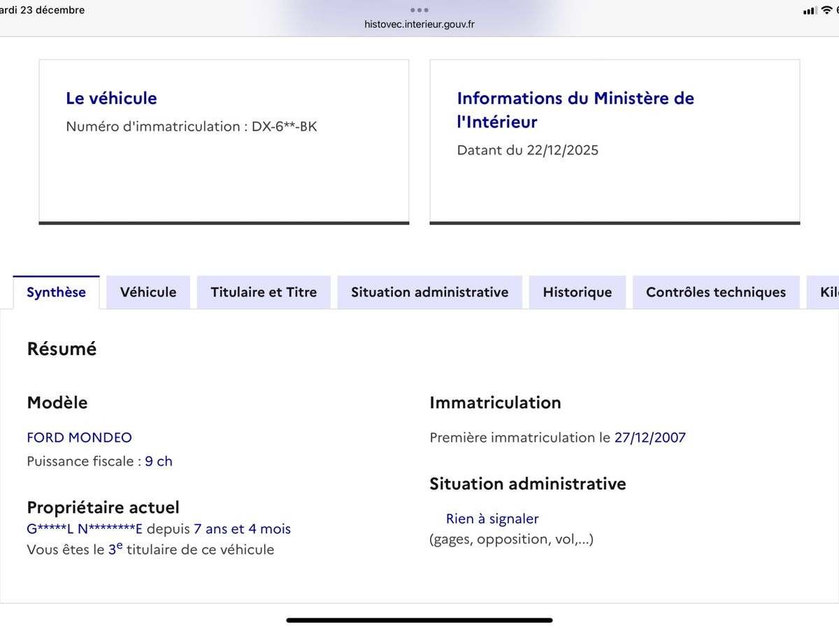 Ford Mondeo d'occasion