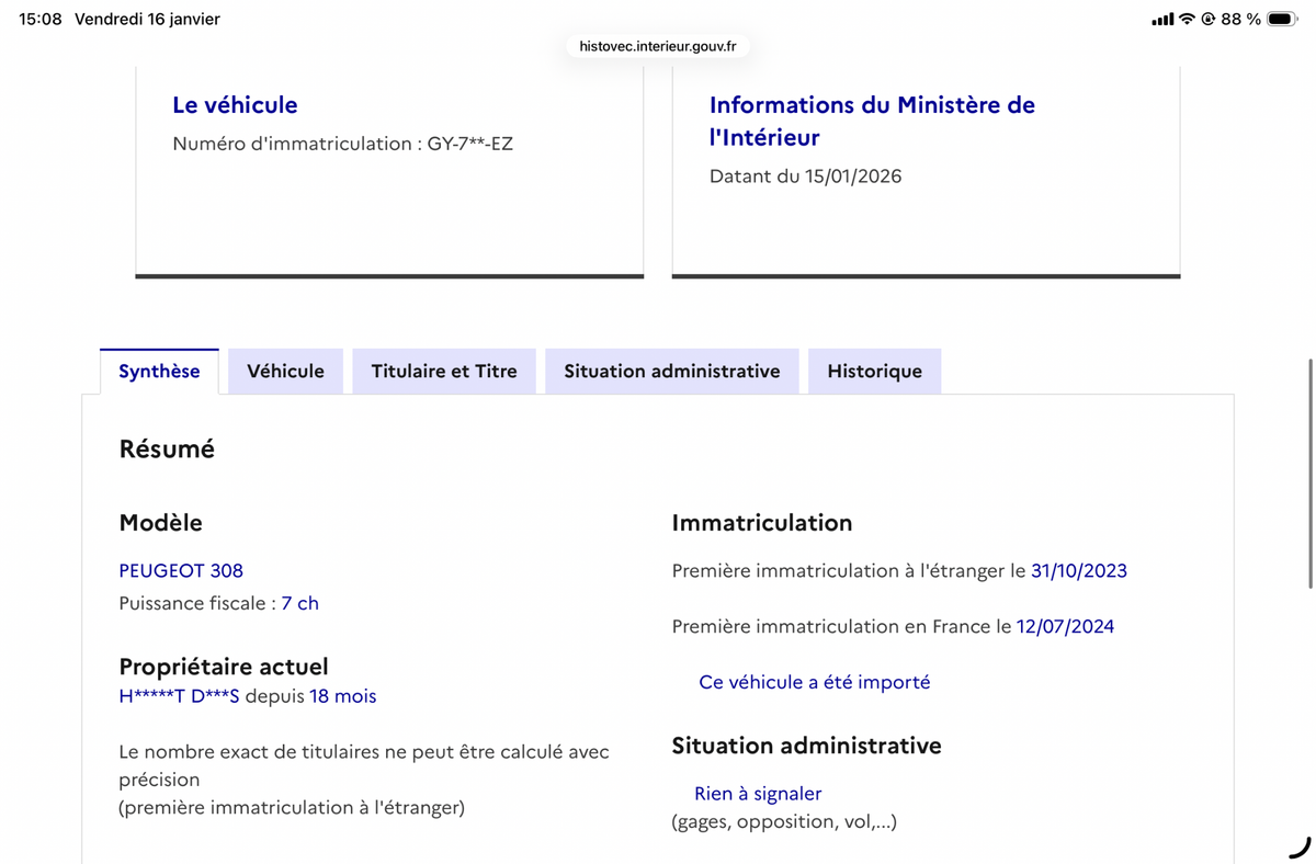 Peugeot 308 d'occasion