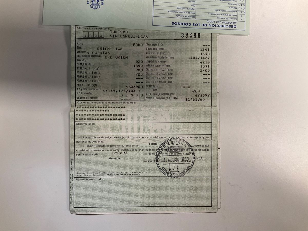 Ford Orion d'occasion