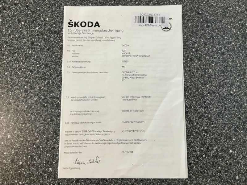 Skoda Citigo 1.0 MPI Active — zdjęcie 16