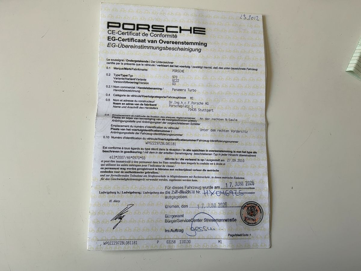 Porsche Panamera d'occasion