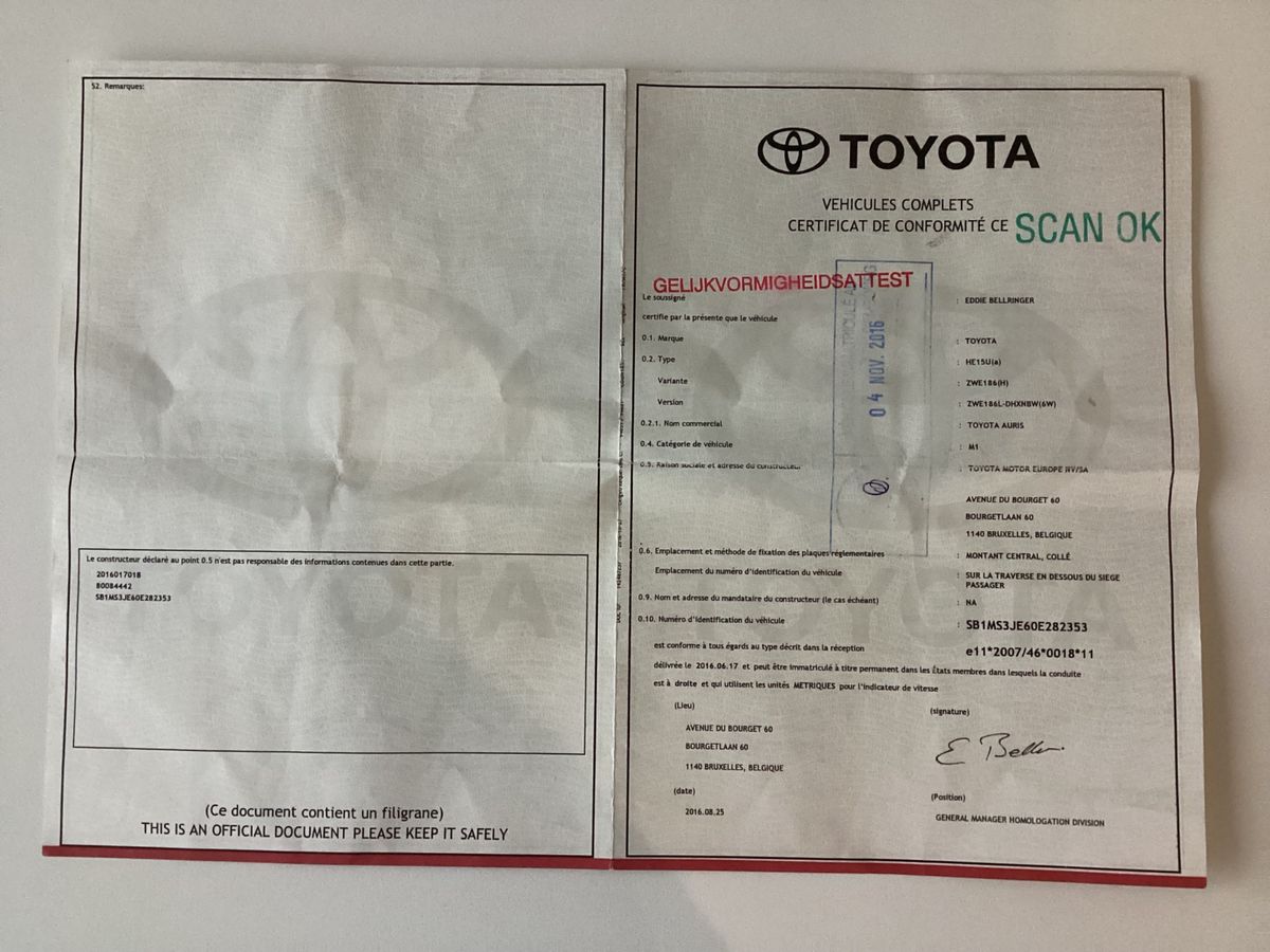 Toyota Auris d'occasion
