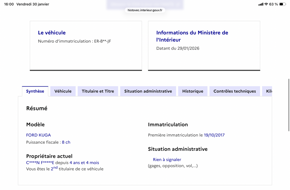 Ford Kuga d'occasion