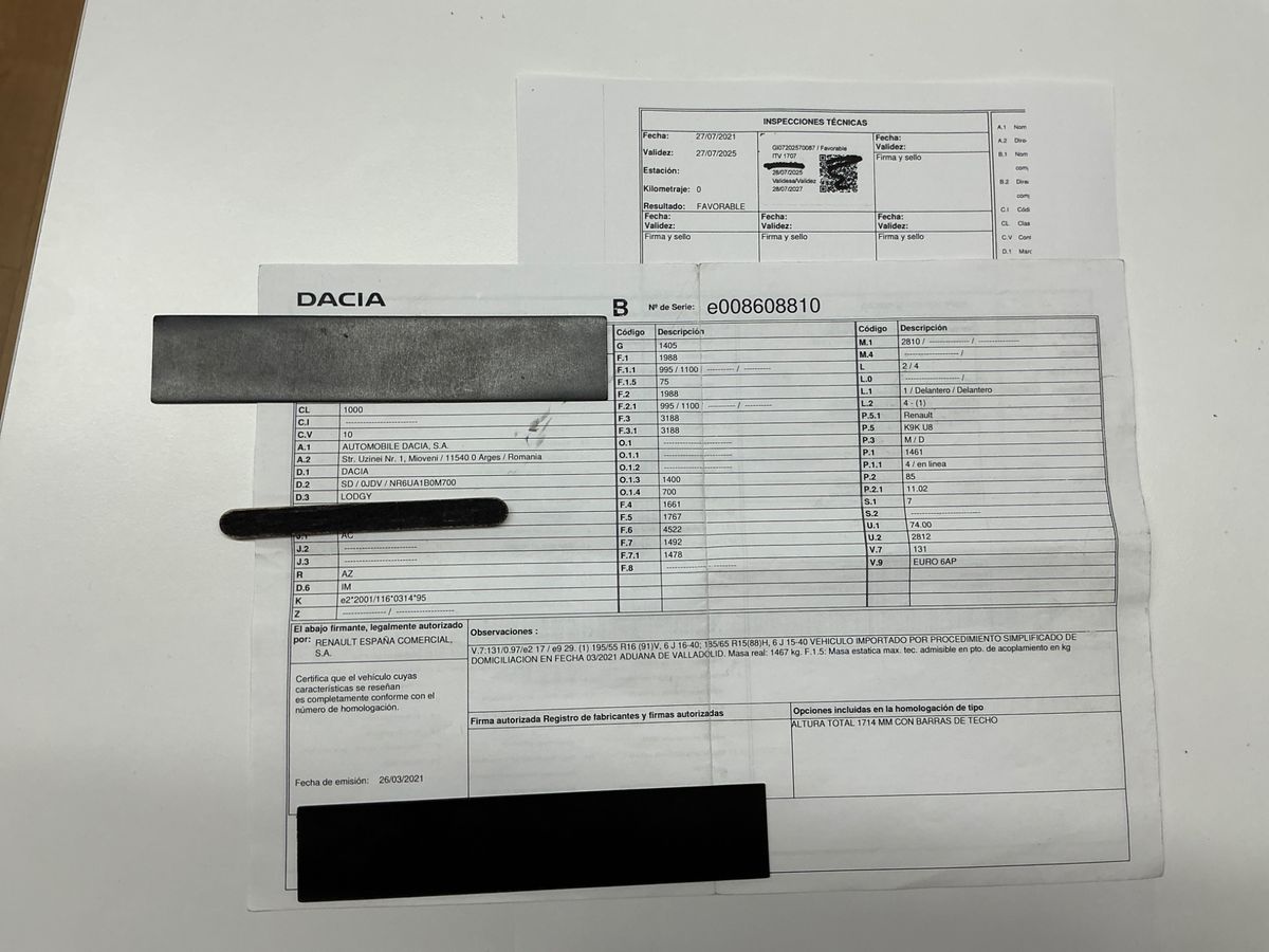 Dacia Lodgy d'occasion