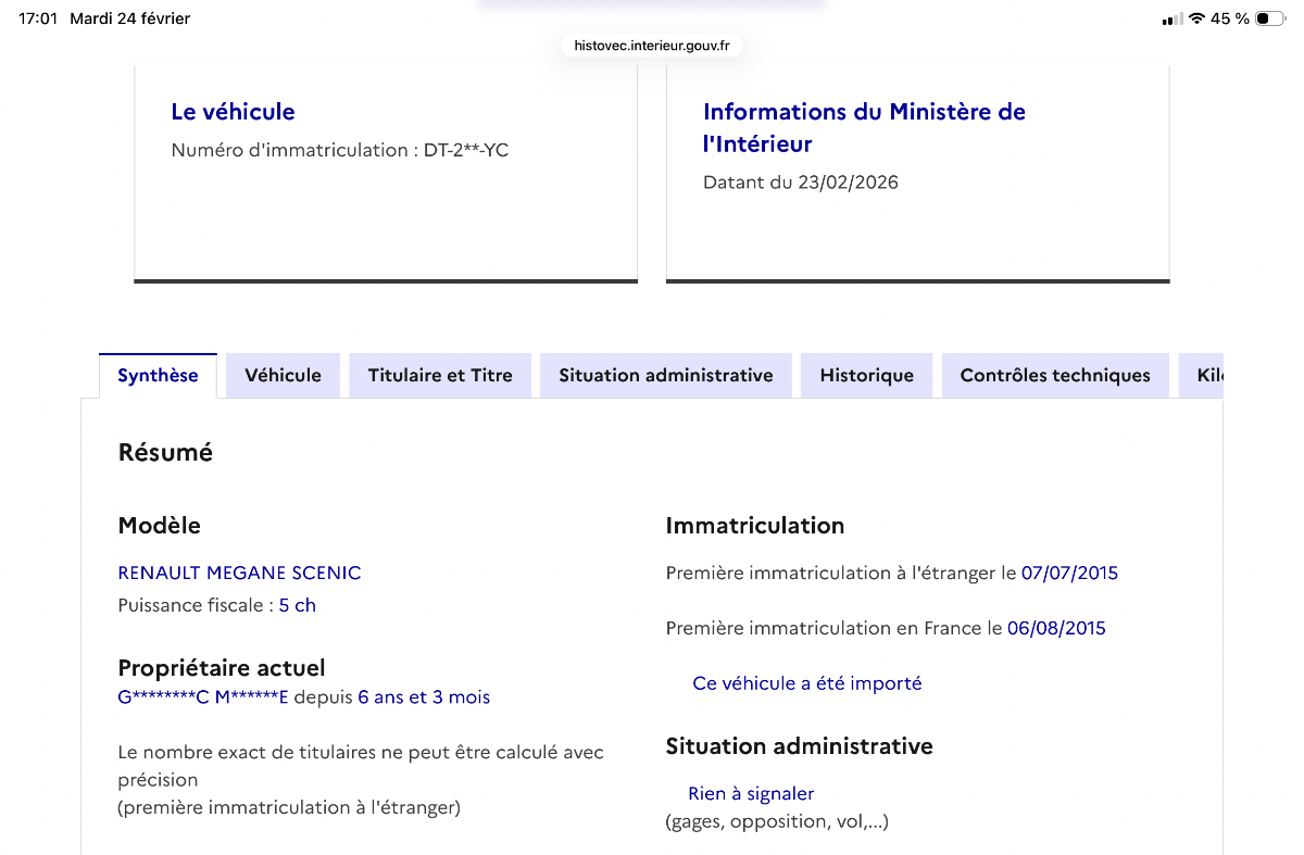 Renault Scenic d'occasion