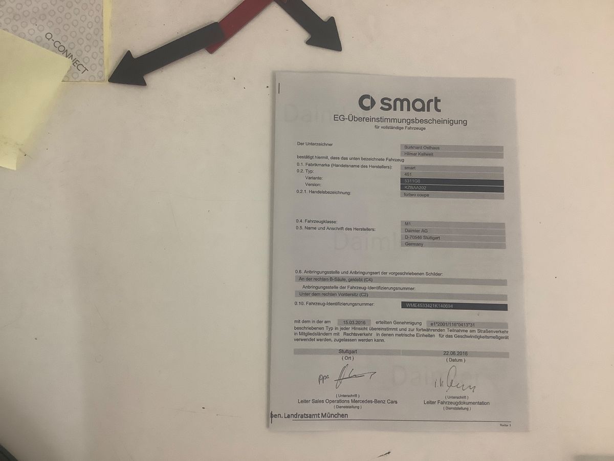 Smart fortwo d'occasion
