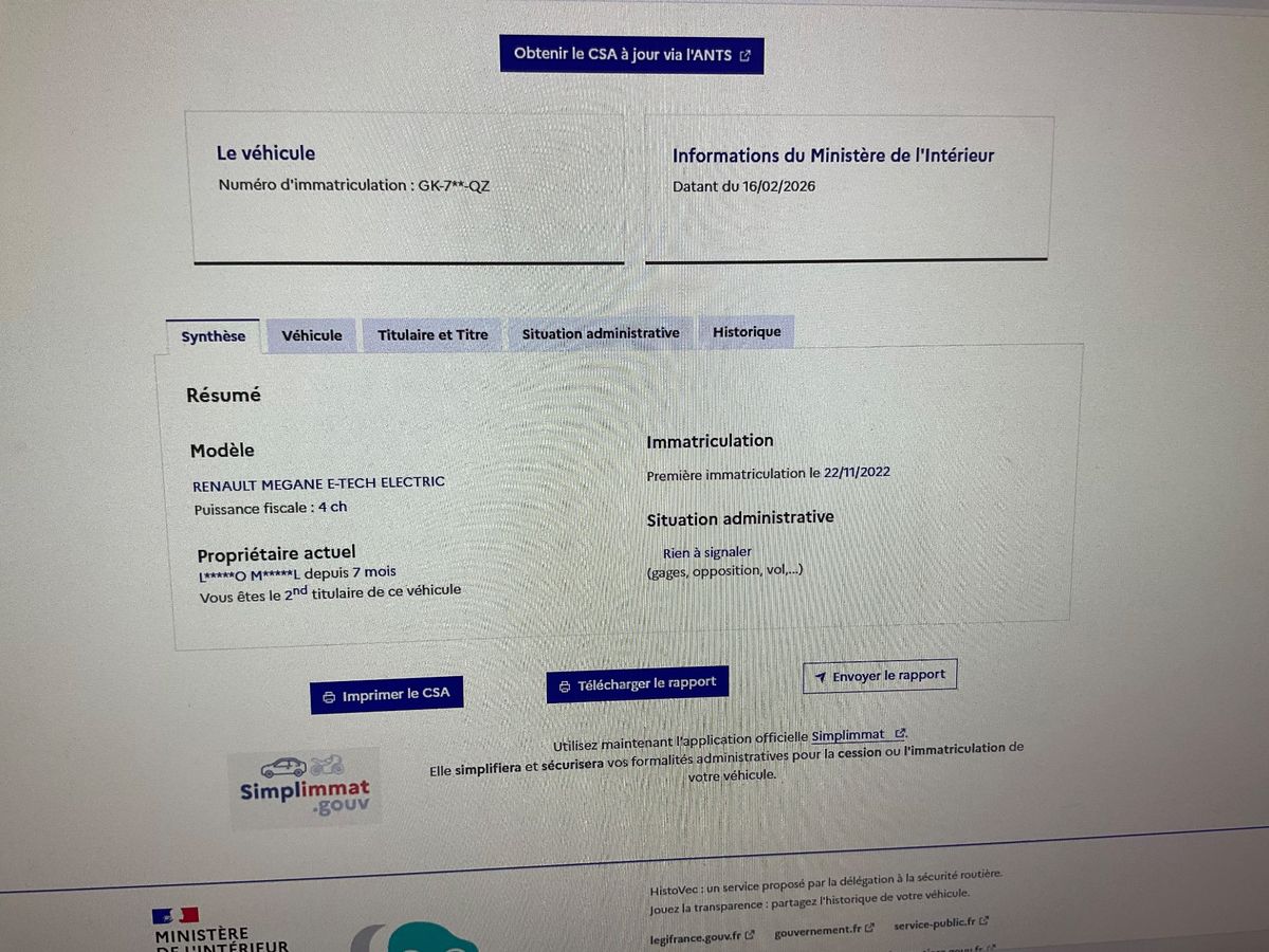 Renault Megane d'occasion