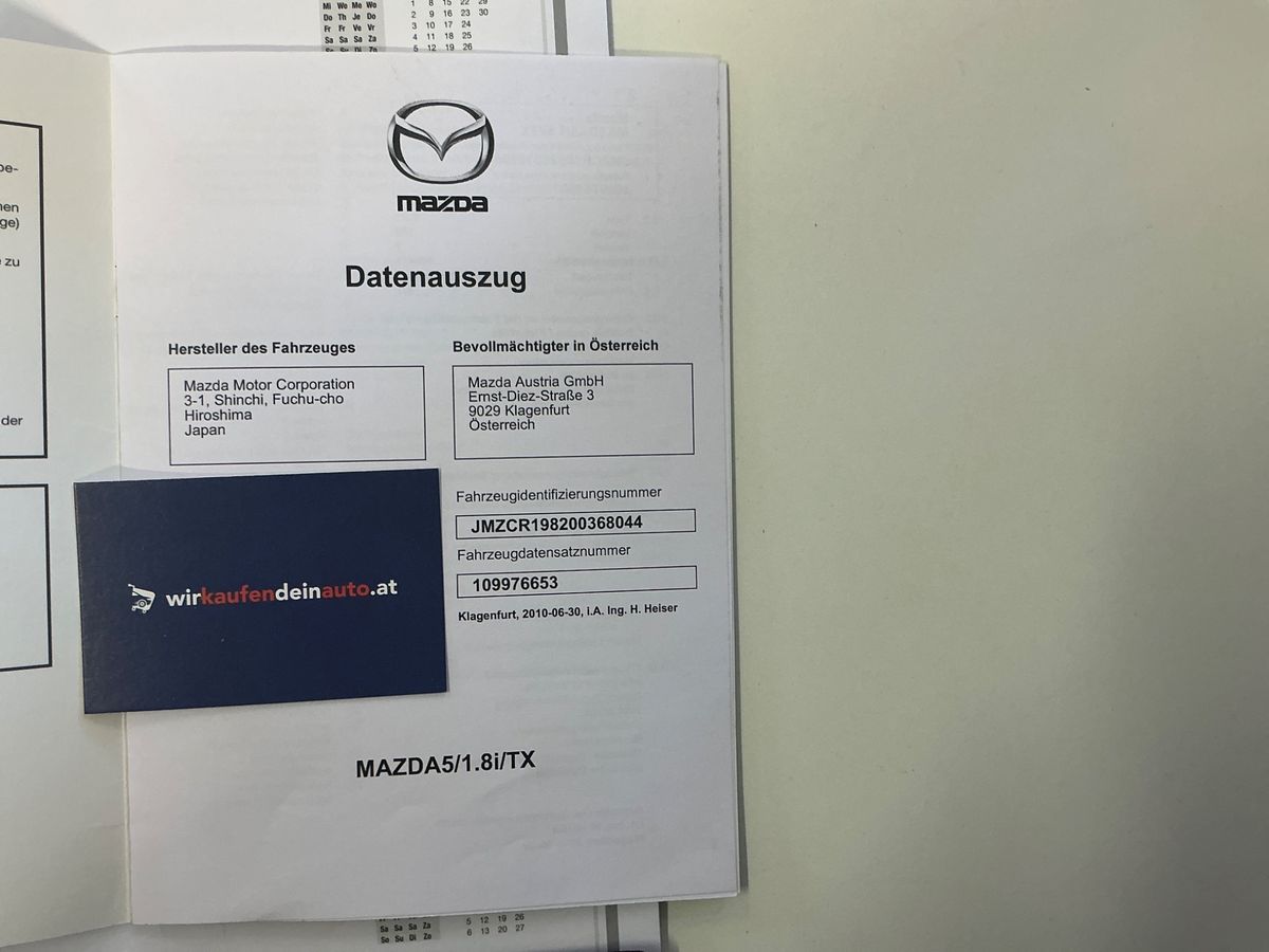 Mazda 5 d'occasion