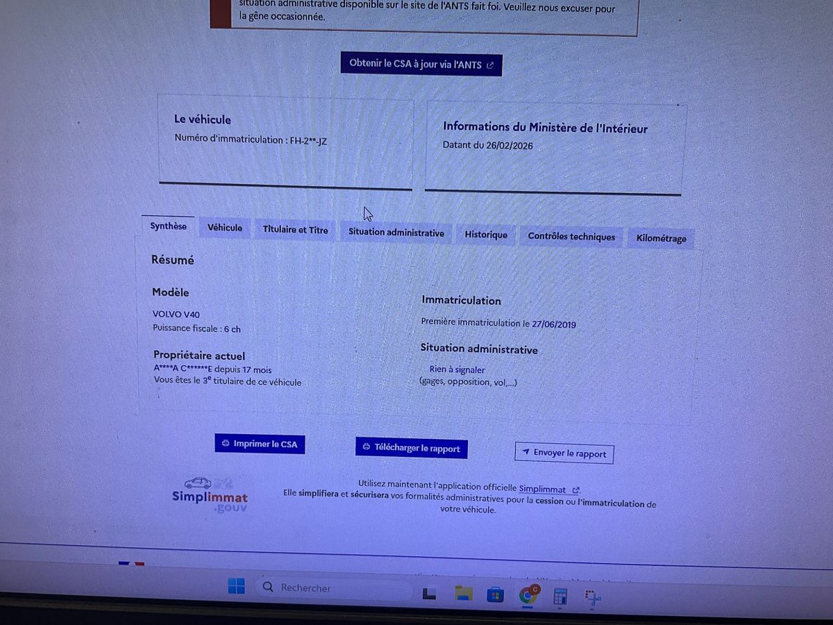 Volvo V40 d'occasion