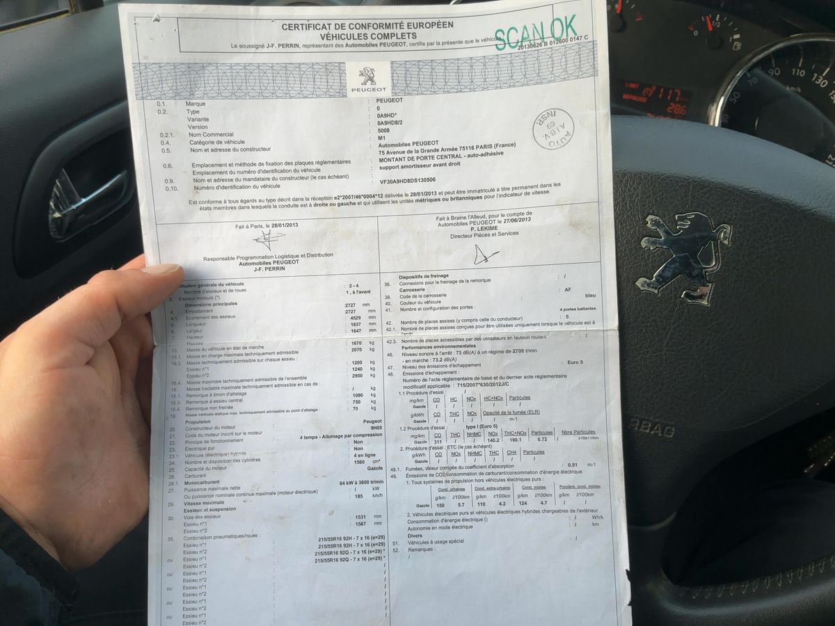 Peugeot 5008 d'occasion