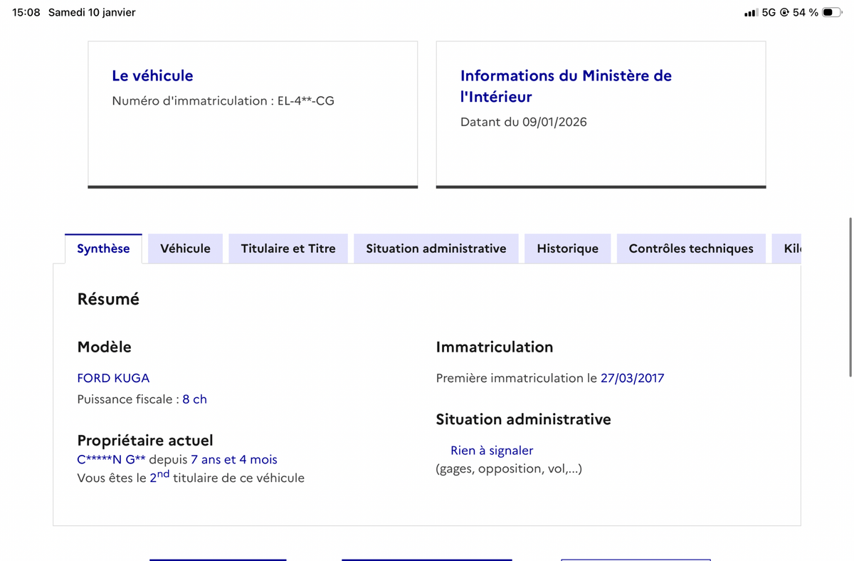 Ford Kuga d'occasion