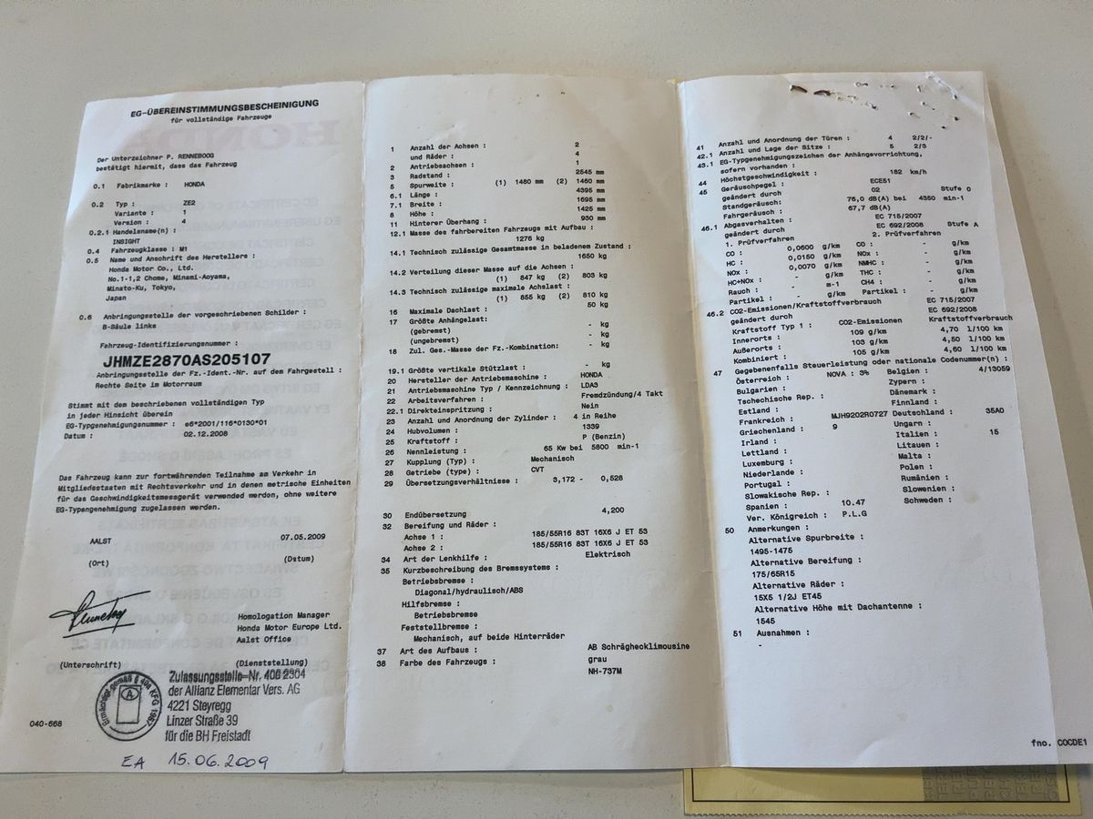 Honda Insight d'occasion