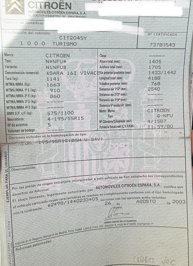 Citroen Xsara d'occasion