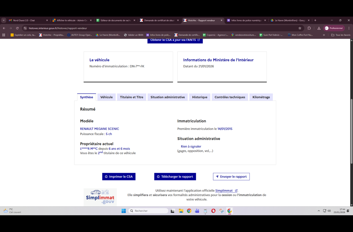 Renault Scenic d'occasion