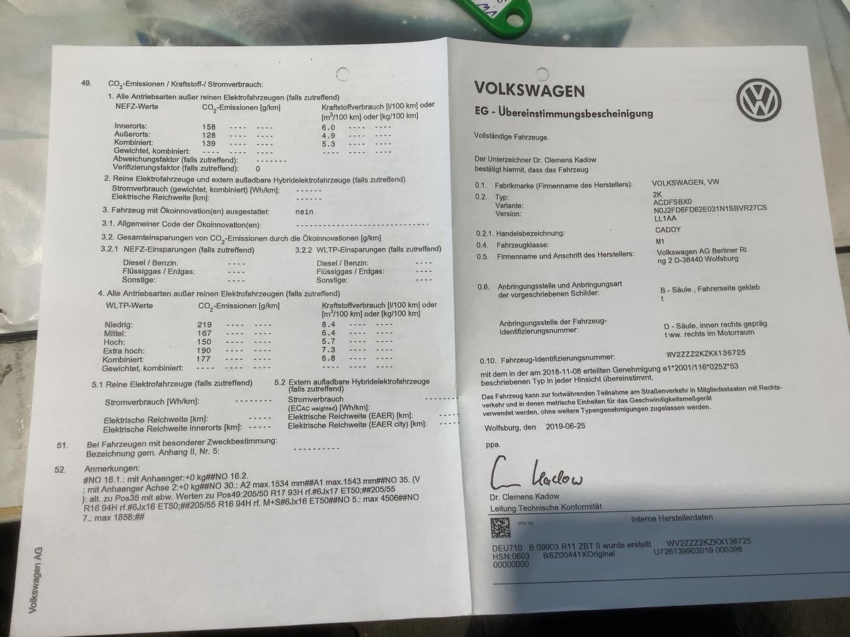 Volkswagen Caddy d'occasion