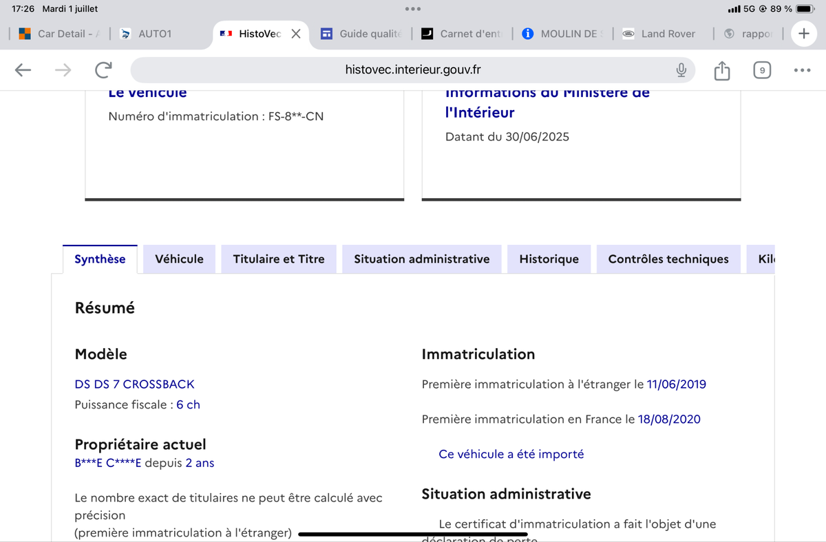 DS Automobiles d'occasion