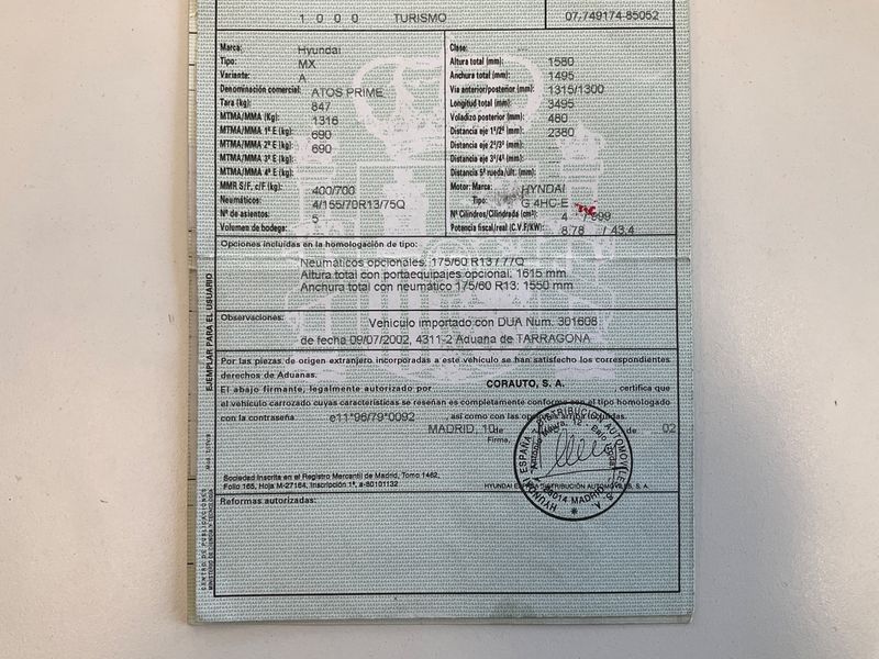 Hyundai Atos 1.0 GLS — zdjęcie 6