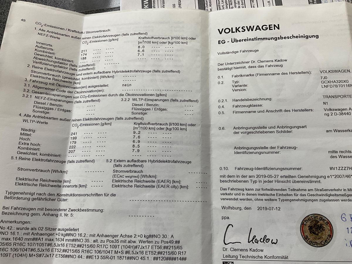 Volkswagen T6 d'occasion