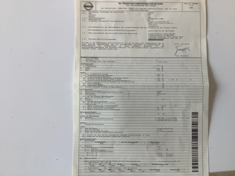 Nissan Leaf electric drive 110 kW Acenta — zdjęcie 16