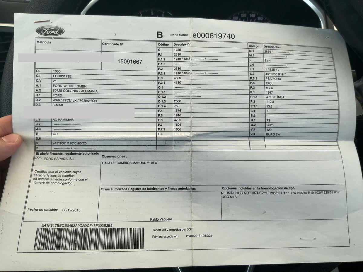 Ford S-Max d'occasion