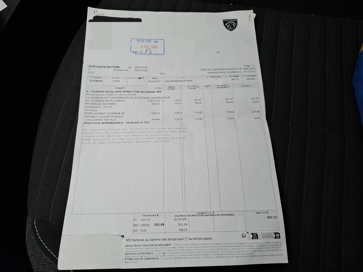 Peugeot 2008 d'occasion