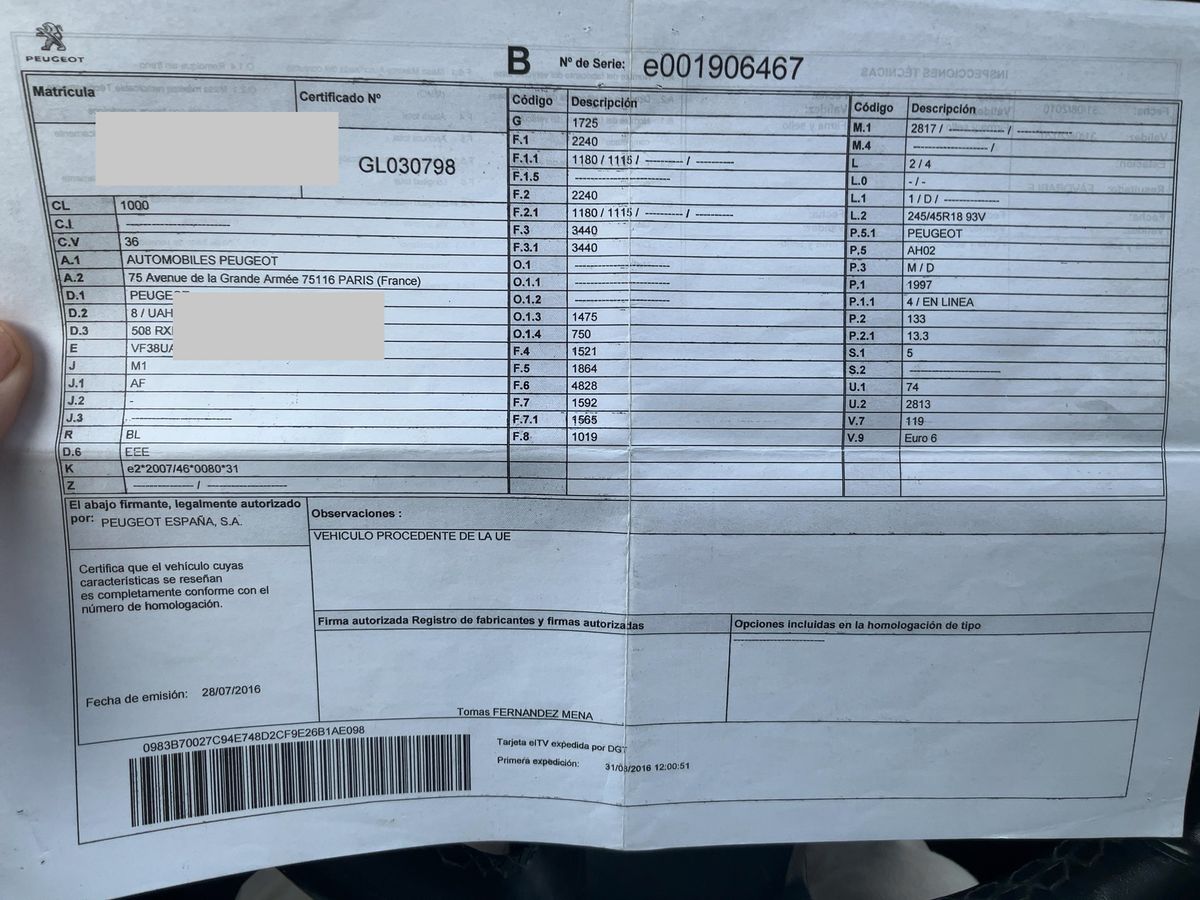 Peugeot 508 d'occasion