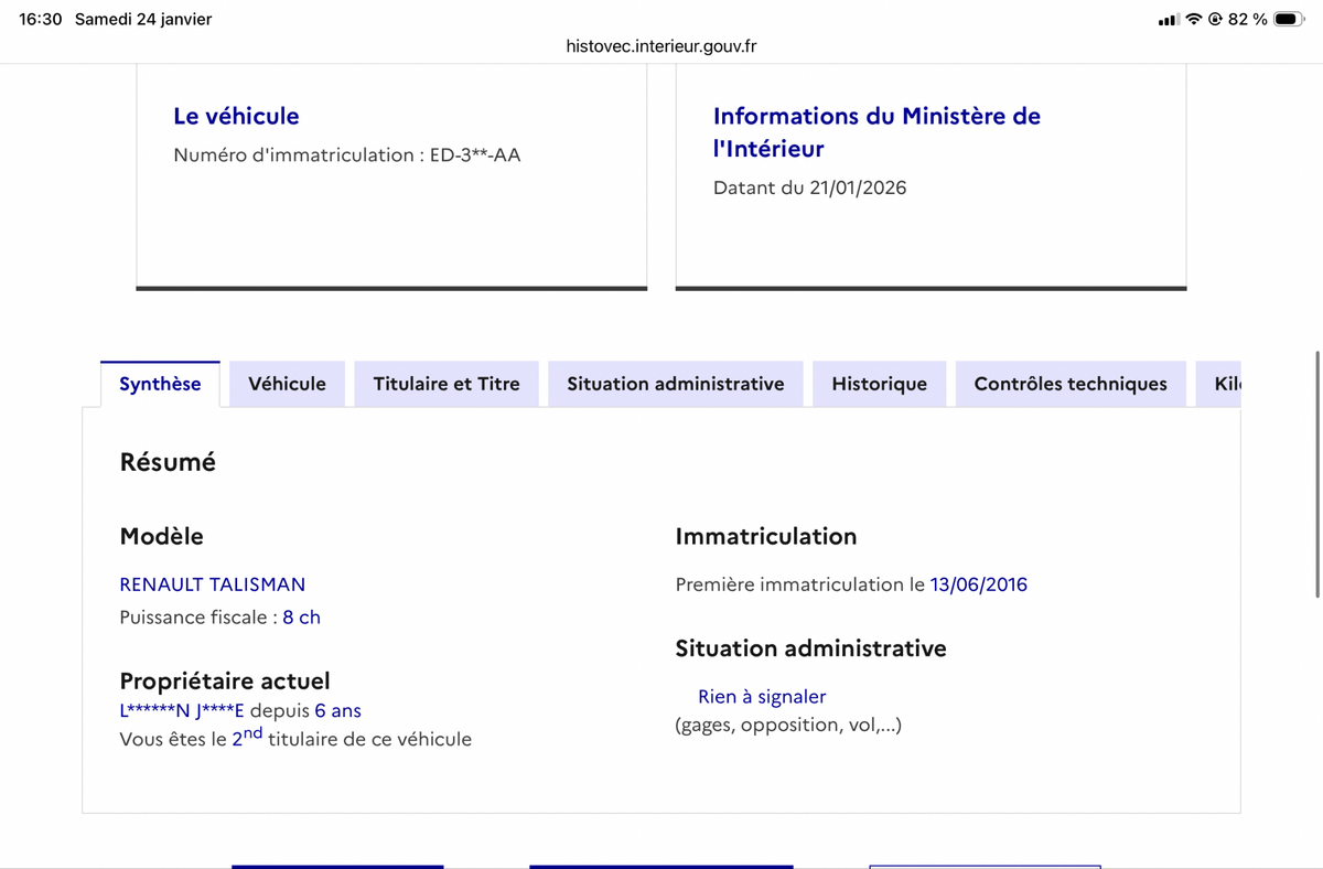 Renault Talisman d'occasion