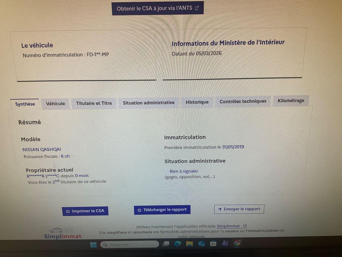 Nissan Qashqai d'occasion