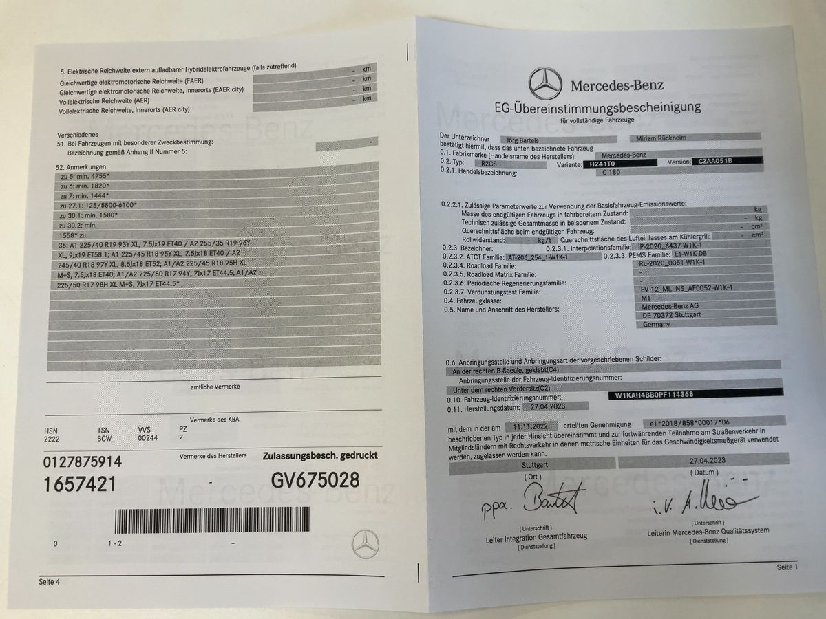 Mercedes-Benz C-Klasse d'occasion