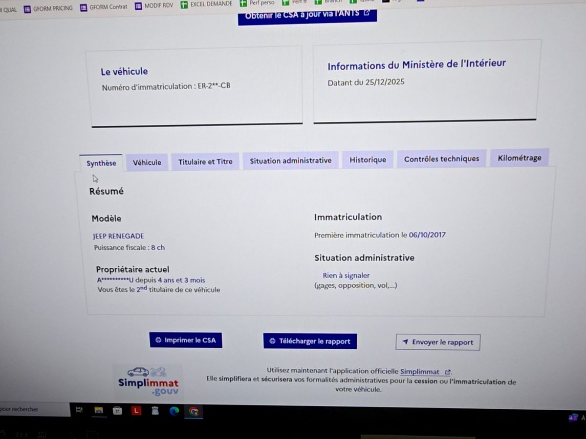 Jeep Renegade d'occasion