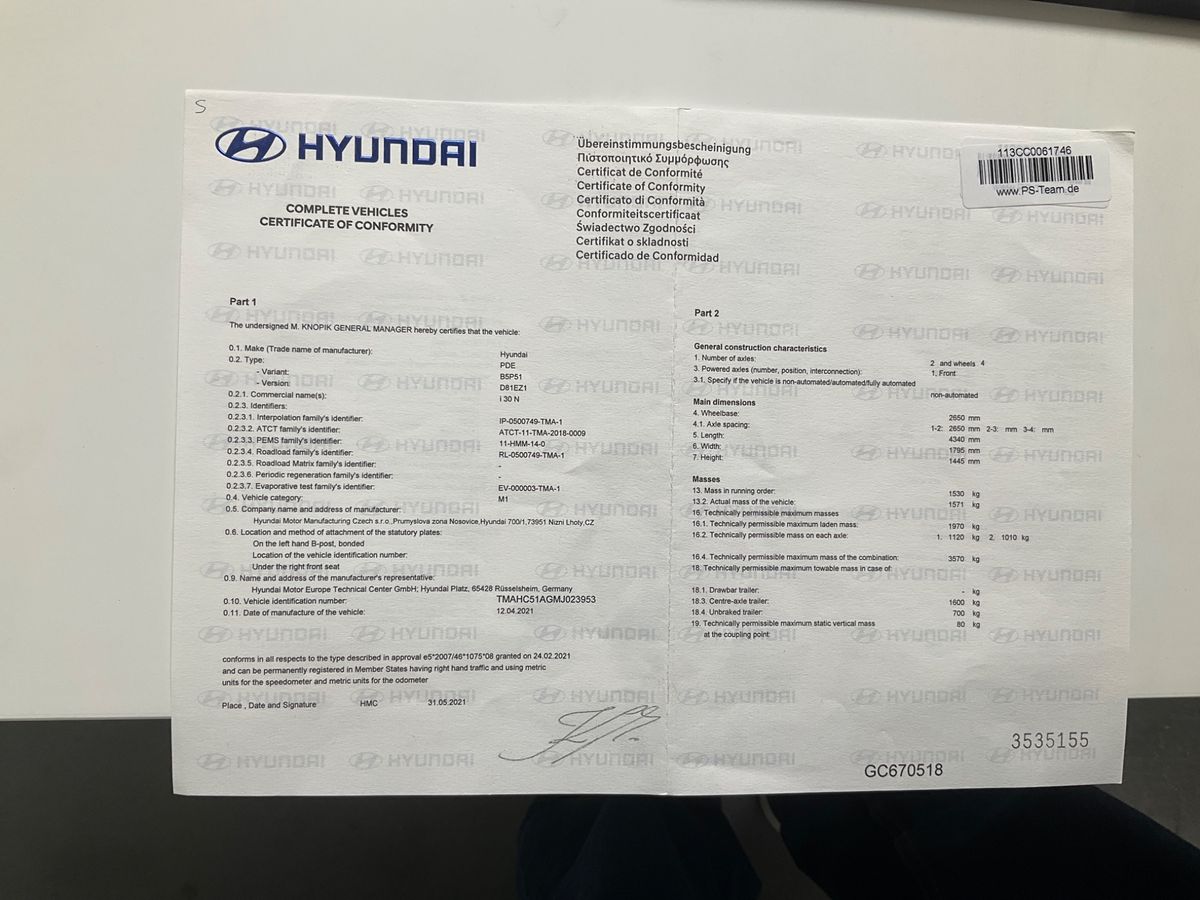 Hyundai i30 d'occasion