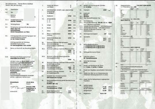 Opel Zafira d'occasion