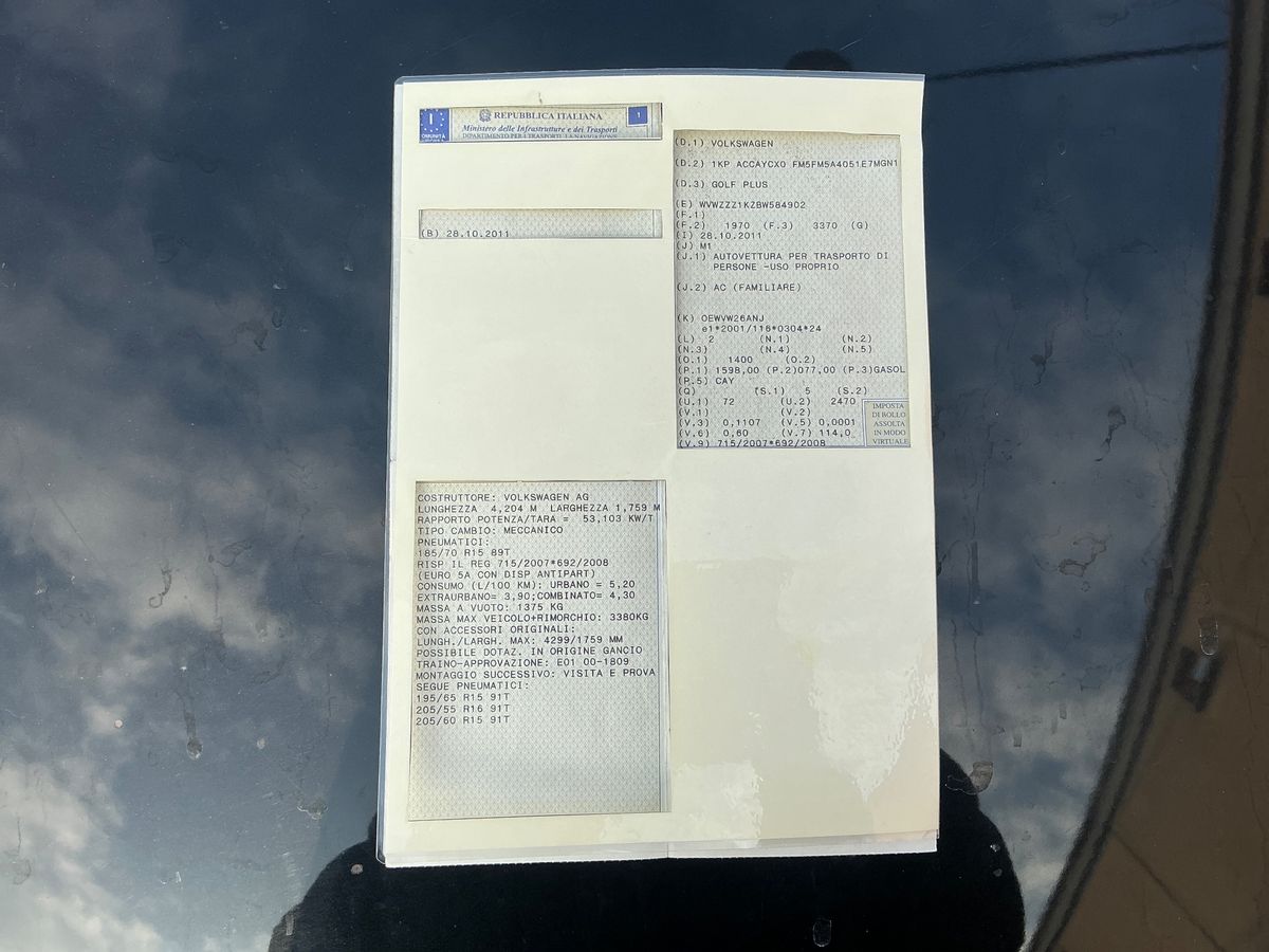 Volkswagen Golf Plus 1.6 TDI Comfortline BlueMotion