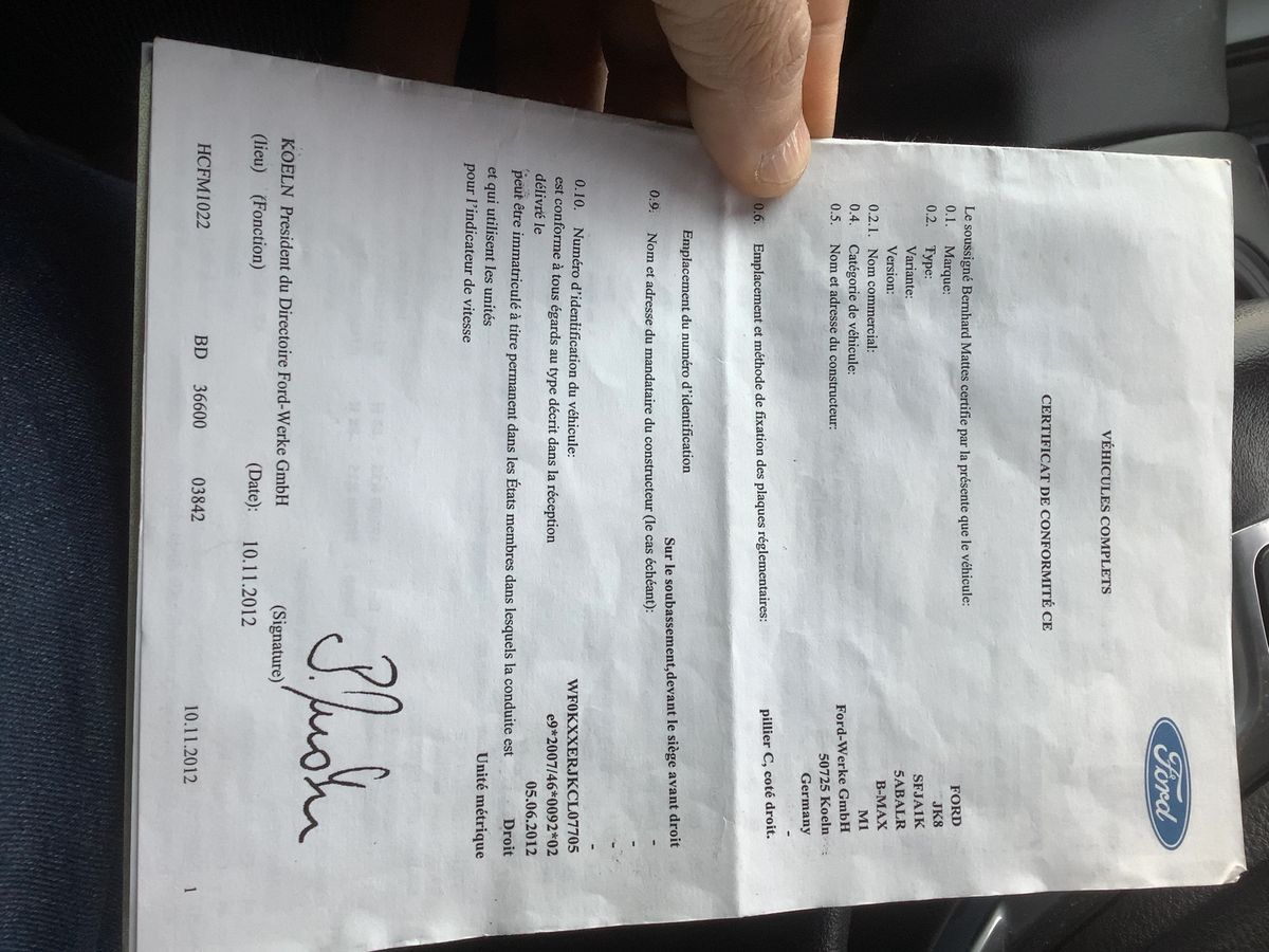 Ford B-Max d'occasion