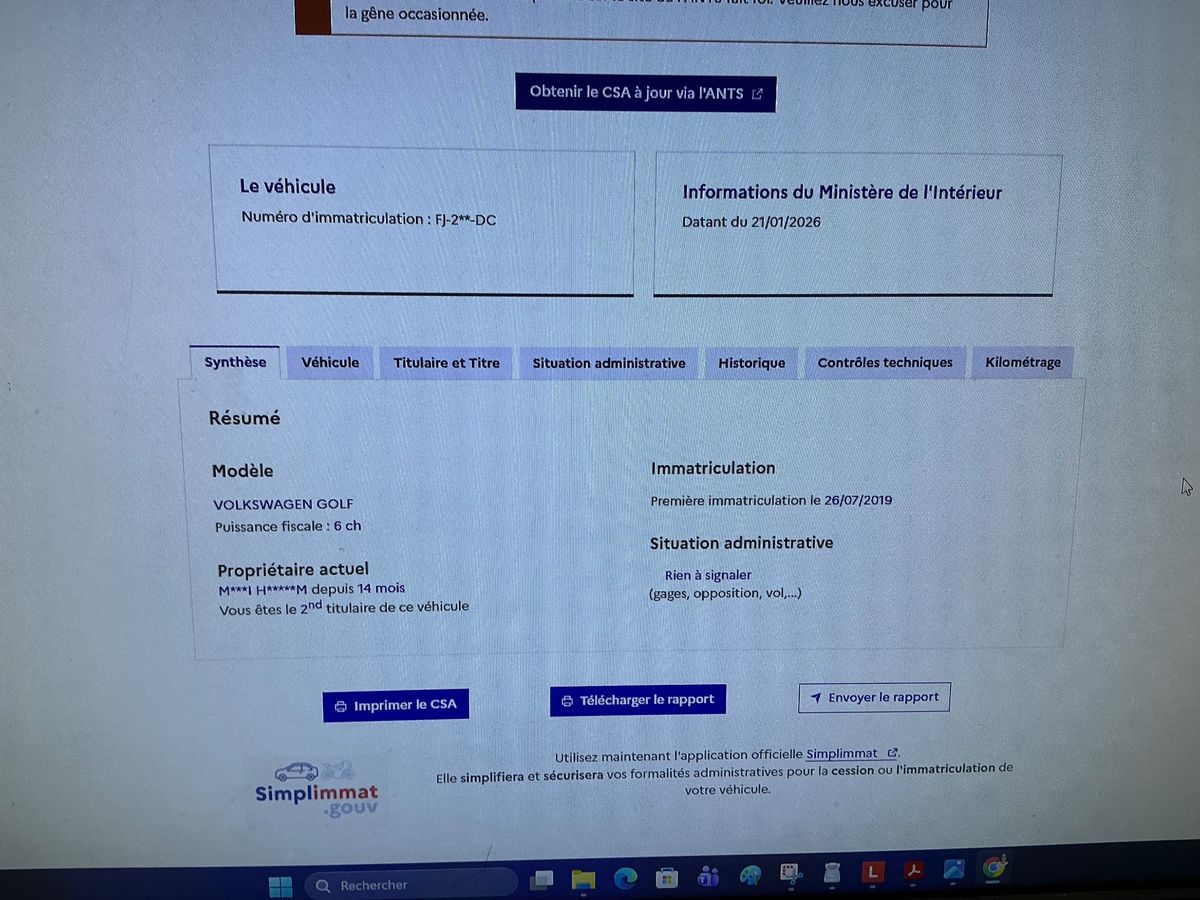 Volkswagen Golf d'occasion