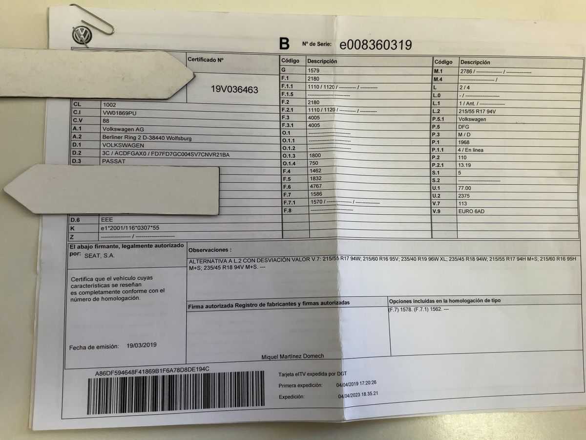 Volkswagen Passat d'occasion