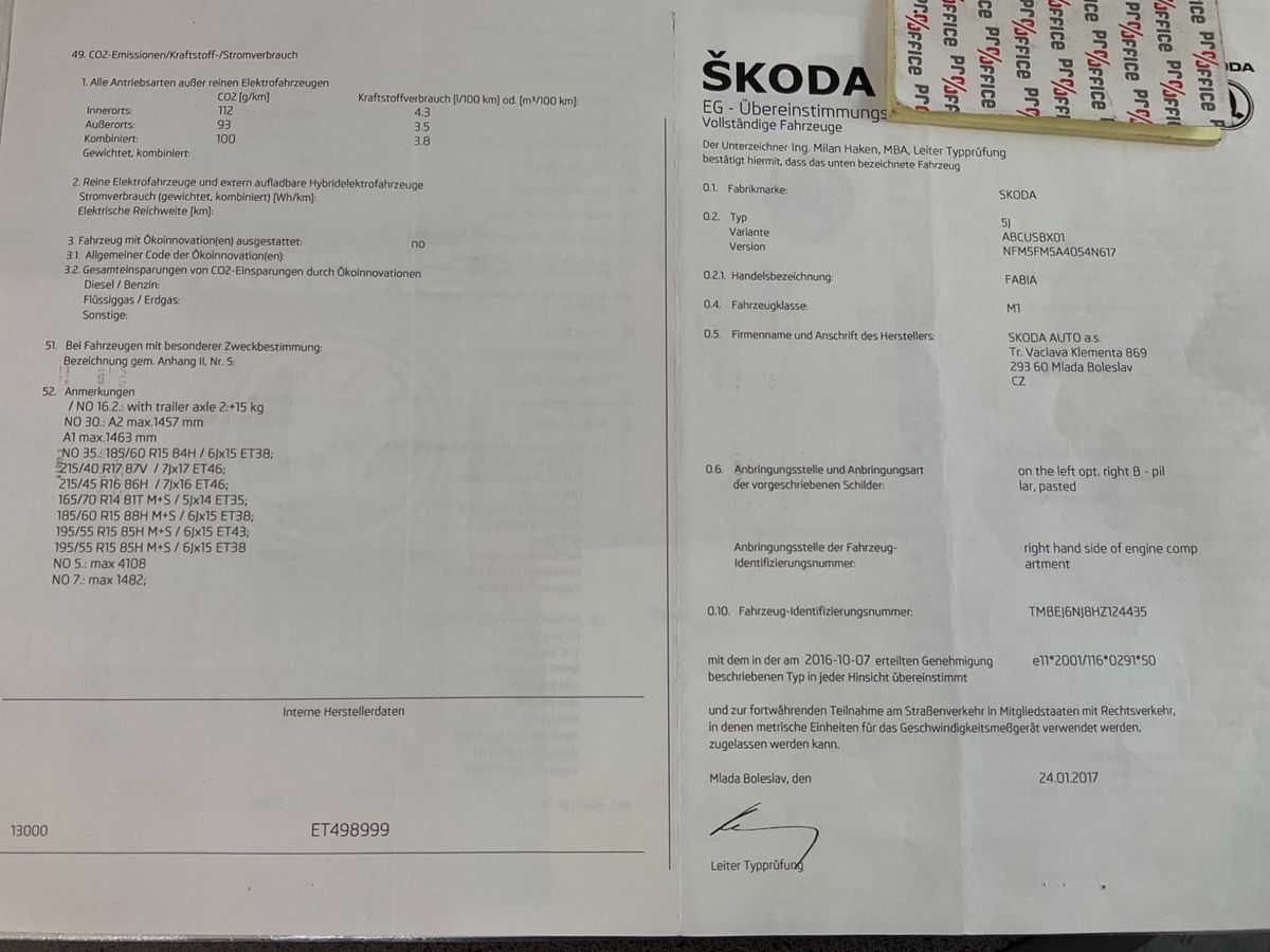 Skoda Fabia d'occasion