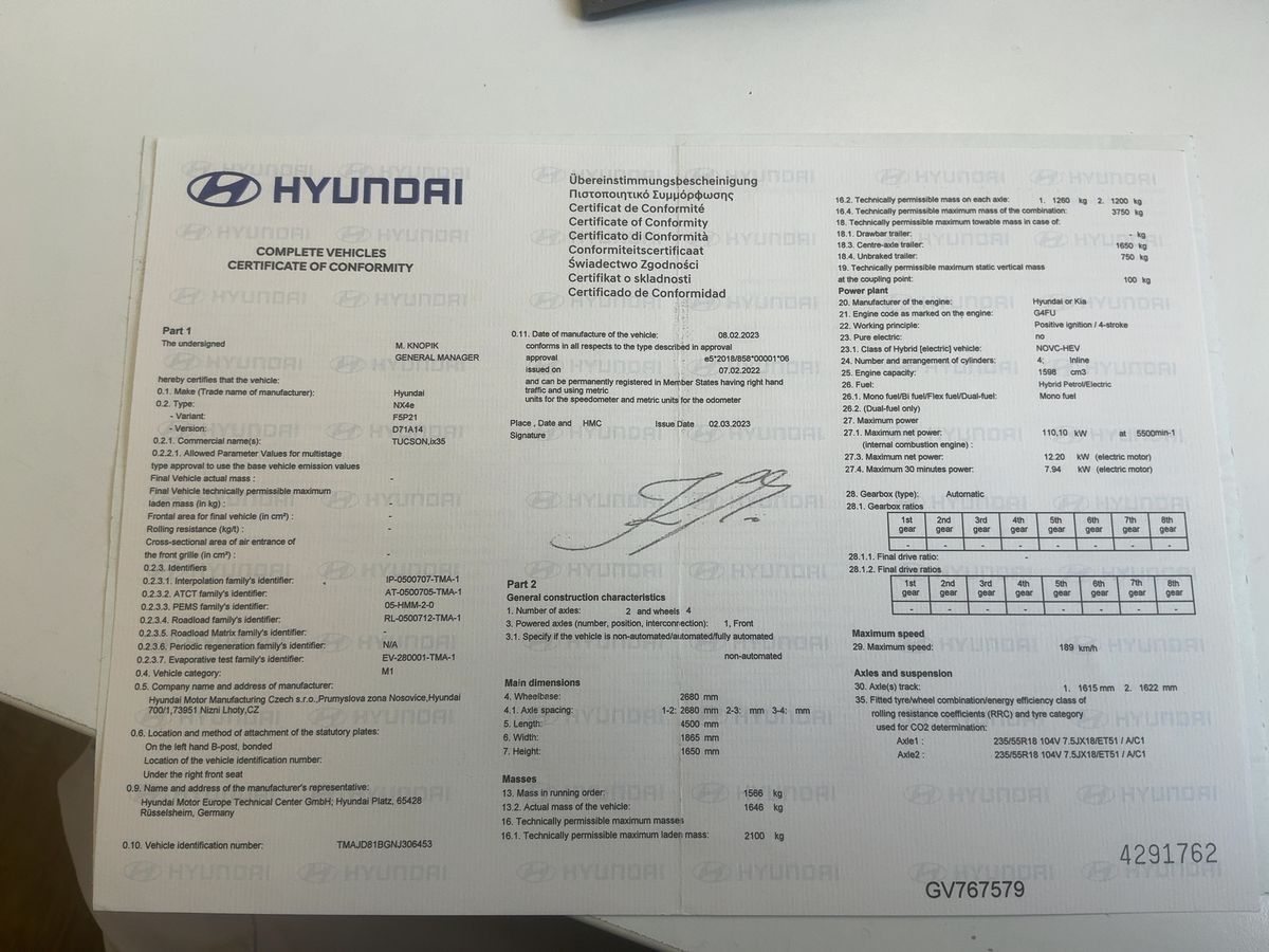Hyundai Tucson d'occasion