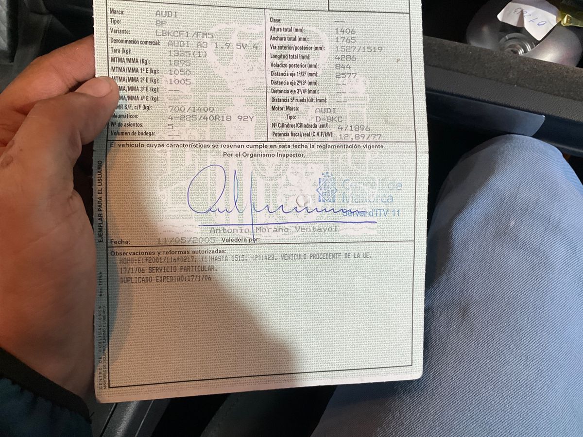 Audi A3 Sportback 1.9 TDI Ambition